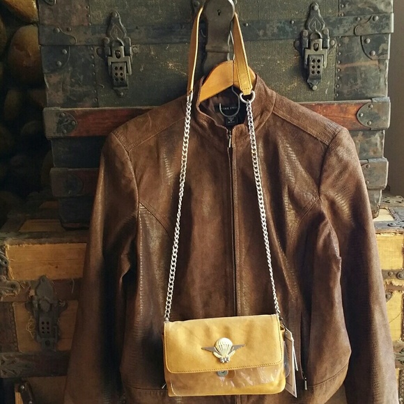 Zara Woman Leather Crossbody Bag - Picture 6 of 8